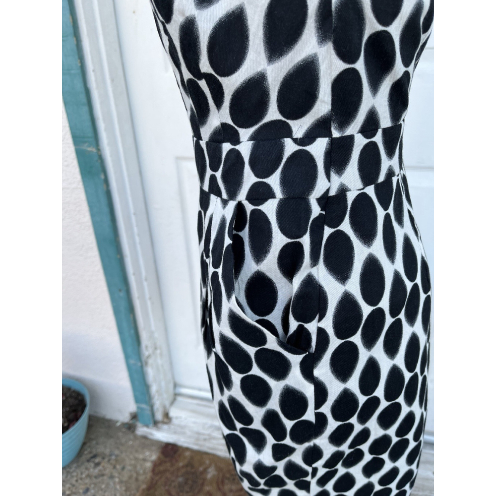 Dots One Shoulder Polka Dot Dress Black White Women S, Sexy Party Cocktel - Picture 8 of 16